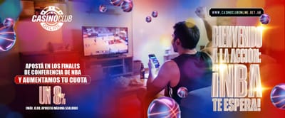 Banner de casino y apuestas deportivas NBA